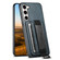 Samsung Galaxy S23+ 5G Suteni H13 Card Wallet Wrist Strap Holder PU Phone Case - Blue