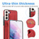 Samsung Galaxy S23+ 5G Ultra-thin Shockproof Phone Protective Case with Holder - Red