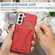 Samsung Galaxy S23+ 5G Ultra-thin Shockproof Phone Protective Case with Holder - Red