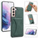 Samsung Galaxy S23+ 5G Ultra-thin Shockproof Phone Protective Case with Holder - Green