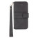 Samsung Galaxy S23+ 5G Embossed Stripes Skin Feel Leather Phone Case - Black