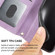 Samsung Galaxy S23+ 5G Embossed Stripes Skin Feel Leather Phone Case - Light Purple