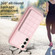 Samsung Galaxy S23+ 5G Grid Card Slot Holder Phone Case - Pink