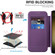 Samsung Galaxy S23+ 5G Shield Magsafe RFID Anti-theft Rhombus Leather Phone Case - Purple