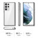 Samsung Galaxy S23+ 5G iPAKY Transparent PC + TPU Phone Case - Transparent Blue