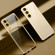 Samsung Galaxy S23+ 5G SULADA Shockproof Plating TPU Transparent Phone Case - Gold