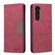 Samsung Galaxy S23+ 5G BF10 Color Block Magnetic Flip Leather Phone Case - Red
