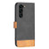 Samsung Galaxy S23+ 5G BF11 Color Matching Skin Feel Leather Phone Case - Black