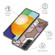 Samsung Galaxy S23+ 5G Colored Drawing Clear TPU Phone Protective Case - Purple Marble