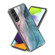 Samsung Galaxy S23+ 5G Colored Drawing Clear TPU Phone Protective Case - Watercolor Pink Green