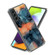 Samsung Galaxy S23+ 5G Colored Drawing Clear TPU Phone Protective Case - Watercolor Blue Orange