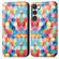 Samsung Galaxy S23+ 5G CaseNeo Colorful Magnetic Leather Phone Case - Magic Space