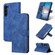 Samsung Galaxy S23+ 5G AZNS Skin Feel Calf Texture Flip Leather Phone Case - Blue