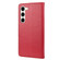 Samsung Galaxy S23+ 5G Butterfly Flower Pattern Flip Leather Phone Case - Red
