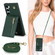Samsung Galaxy S23+ 5G Cross-body Zipper Square TPU+PU Back Cover Case - Green