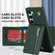 Samsung Galaxy S23+ 5G Cross-body Zipper Square TPU+PU Back Cover Case - Green
