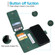 Samsung Galaxy S23+ 5G Skin Feel Multi-card Wallet Leather Phone Case - Green