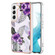 Samsung Galaxy S23+ 5G Electroplating IMD TPU Phone Case - Purple Flower