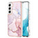 Samsung Galaxy S23+ 5G Electroplating Marble Dual-side IMD TPU Phone Case - Rose Gold 005