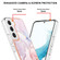 Samsung Galaxy S23+ 5G Electroplating Marble Dual-side IMD TPU Phone Case - Rose Gold 005