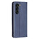 Samsung Galaxy S23+ 5G Prismatic Invisible Magnetic Leather Phone Case - Blue