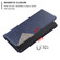 Samsung Galaxy S23+ 5G Prismatic Invisible Magnetic Leather Phone Case - Blue