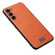 Samsung Galaxy S23+ 5G SULADA Shockproof TPU + Handmade Leather Phone Case - Orange