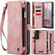 Samsung Galaxy S23+ 5G CaseMe 008 Detachable Multifunctional Leather Phone Case - Pink