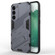 Samsung Galaxy S23+ 5G Punk Armor 2 in 1 PC + TPU Shockproof Phone Case with Invisible Holder - Grey