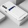 Samsung Galaxy S23+ 5G Skin Feel Card TPU Contrast Color Button Phone Case - White