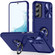 Samsung Galaxy S23+ 5G Sliding Camshield Armor Phone Case with Ring Holder - Blue