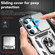 Samsung Galaxy S23+ 5G Sliding Camshield Holder Phone Case - Silver