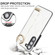 Samsung Galaxy S23+ Non-slip Full Coverage Ring PU Phone Case with Wristband - White Samsung Galaxy S23+ Non-slip Full Coverage Ring PU Phone Case with Wristband - White