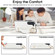 Samsung Galaxy S23+ Non-slip Full Coverage Ring PU Phone Case with Wristband - White Samsung Galaxy S23+ Non-slip Full Coverage Ring PU Phone Case with Wristband - White