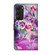 Samsung Galaxy S23+ Crystal 3D Shockproof Protective Leather Phone Case - Butterfly