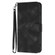 Samsung Galaxy S23+ 5G Line Pattern Skin Feel Leather Phone Case - Black