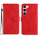 Samsung Galaxy S23+ 5G Stitching Embossed Leather Phone Case - Red