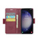 Samsung Galaxy S23+ 5G CaseMe 023 Butterfly Buckle Litchi Texture RFID Anti-theft Leather Phone Case - Wine Red