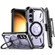Samsung Galaxy S23+ 5G Armor Series MagSafe Magnetic Holder Phone Case with Back Clip - Purple