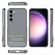 Samsung Galaxy S23+ 5G Wavy Textured Phone Case  - Grey
