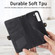 Samsung Galaxy S23+ 5G Geometric Zipper Wallet Side Buckle Leather Phone Case - Black