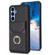 Samsung Galaxy A14 4G/5G BF29 Organ Card Bag Ring Holder Phone Case - Black