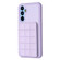 Samsung Galaxy A14 4G / 5G Grid Card Slot Holder Phone Case - Light Purple