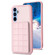 Samsung Galaxy A14 4G / 5G Grid Card Slot Holder Phone Case - Pink