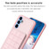 Samsung Galaxy A14 4G / 5G Grid Card Slot Holder Phone Case - Pink