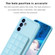Samsung Galaxy A14 4G / 5G Grid Card Slot Holder Phone Case - Blue
