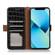 Samsung Galaxy A14 5G Crocodile Top Layer Cowhide Leather Phone Case - Black