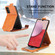 Samsung Galaxy A14 5G Zipper Wallet Vertical Flip Leather Phone Case - Red