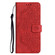 Samsung Galaxy A14 5G Mandala Embossed Flip Leather Phone Case - Red