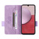 Samsung Galaxy A14 5G Magnetic Clasp Leather Phone Case - Purple